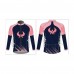 Alpine Bike Race Fit  Men Cycling Jersey Pink And Dark Blue